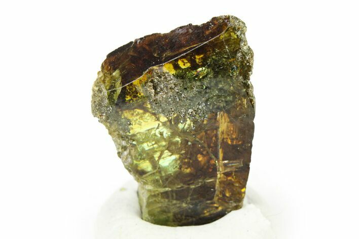 Green Titanite (Sphene) Crystal - Brazil #317149